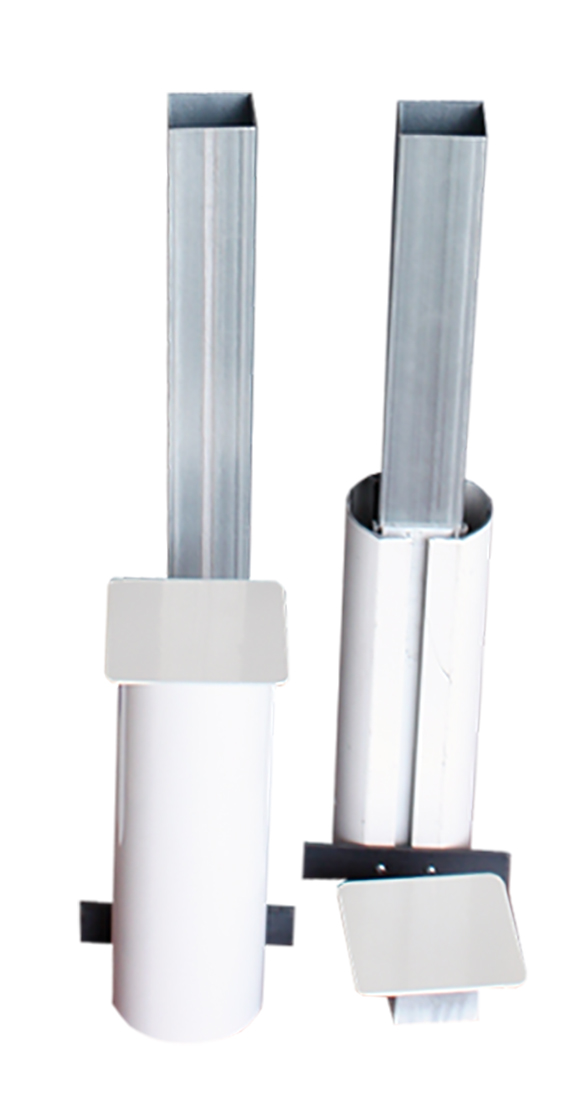 juego postes padel aluminio ø 90 mm fijos juego postes padel aluminio ø 90 mm fijos