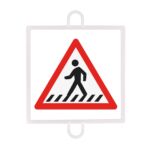 Panel De Señalizacion Trafico De Peligro Nº2 (Peatones) - Imagen 2