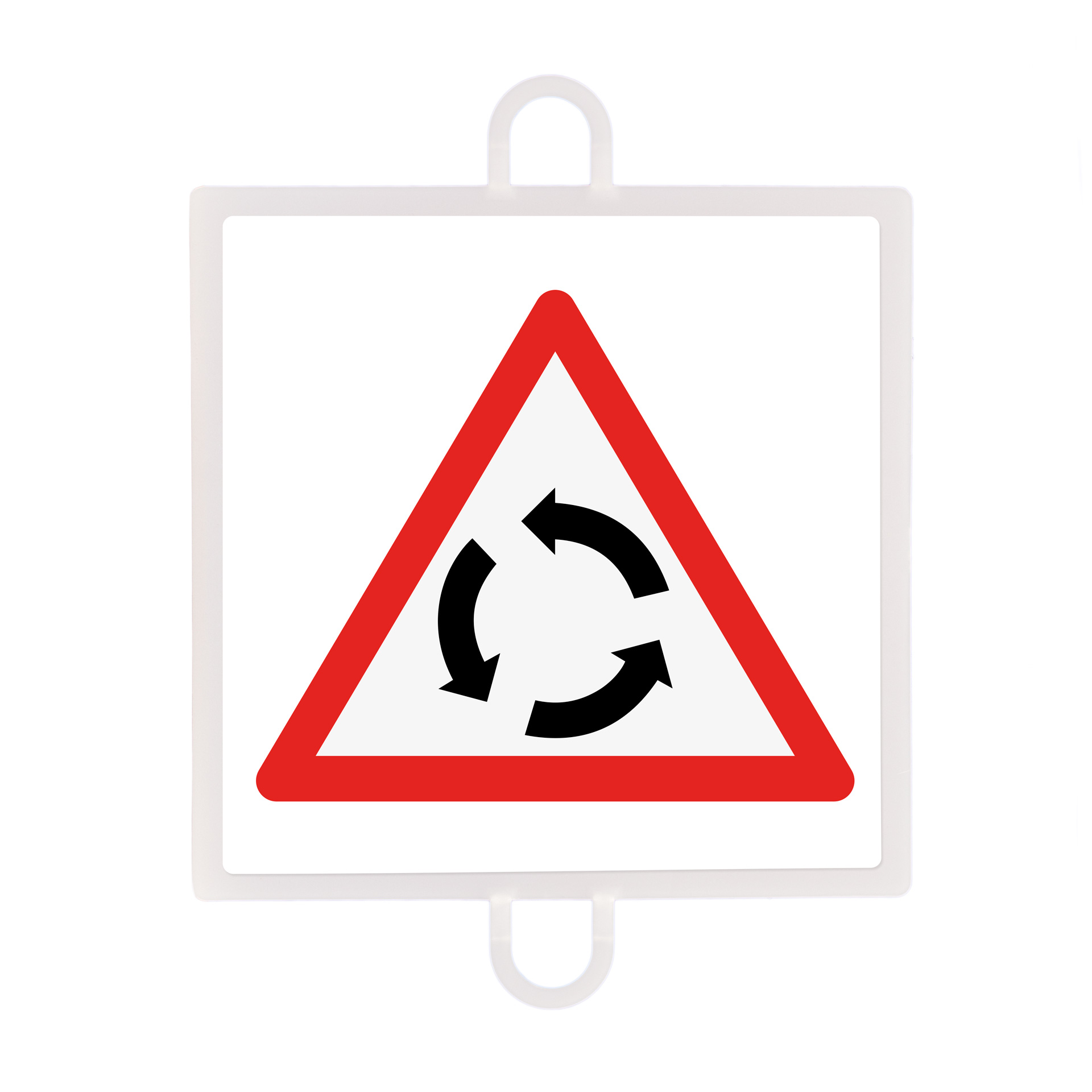 panel de señalizacion trafico de peligro nº 1 (interseccion giratoria) 1