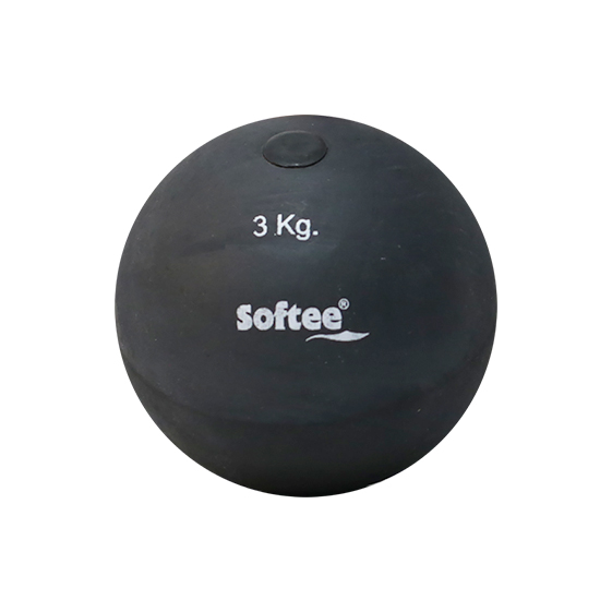 peso lanzamiento de caucho softee 1 kg negro peso lanzamiento de caucho softee 1 kg negro