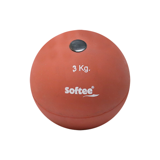 peso lanzamiento de caucho softee 3 kg rojo peso lanzamiento de caucho softee 3 kg rojo