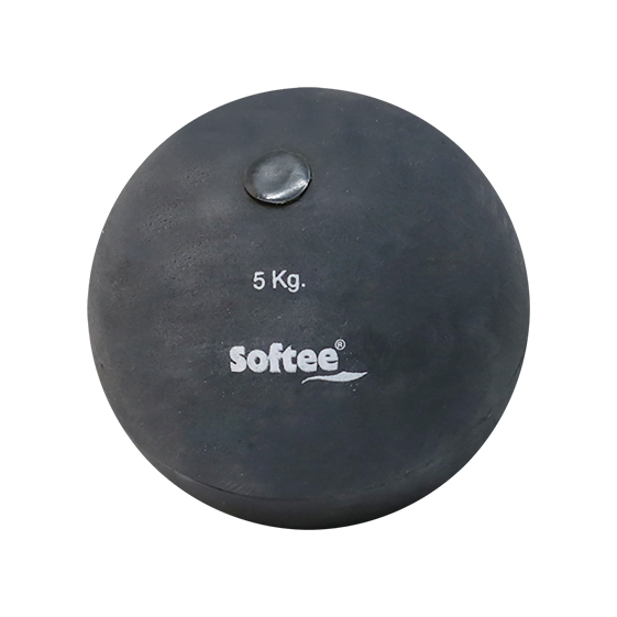 peso lanzamiento de caucho softee 5 kg negro peso lanzamiento de caucho softee 5 kg negro