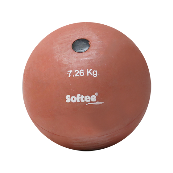 peso lanzamiento de caucho softee 7,25 kg rojo peso lanzamiento de caucho softee 7,25 kg rojo