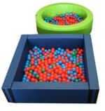 Piscina Ovalada Plus Llenado Pelotas, 300 X 150 X 40 Cm Alto X 15 Cm Ancho (Transformable En Dos) - Imagen 3