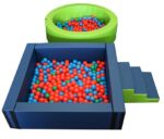 Piscina Ovalada Plus Llenado Pelotas, 300 X 150 X 40 Cm Alto X 15 Cm Ancho (Transformable En Dos) - Imagen 4