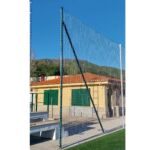 Poste refuerzo metálico para red protección sin botes - Imagen 2