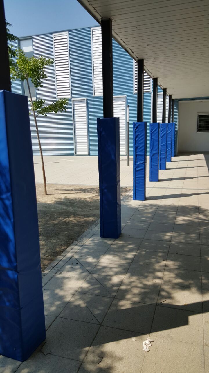 proteccion columna cuadrada o rectangular deluxe 1 mt altura grosor 7 cm -metro lineal- 2