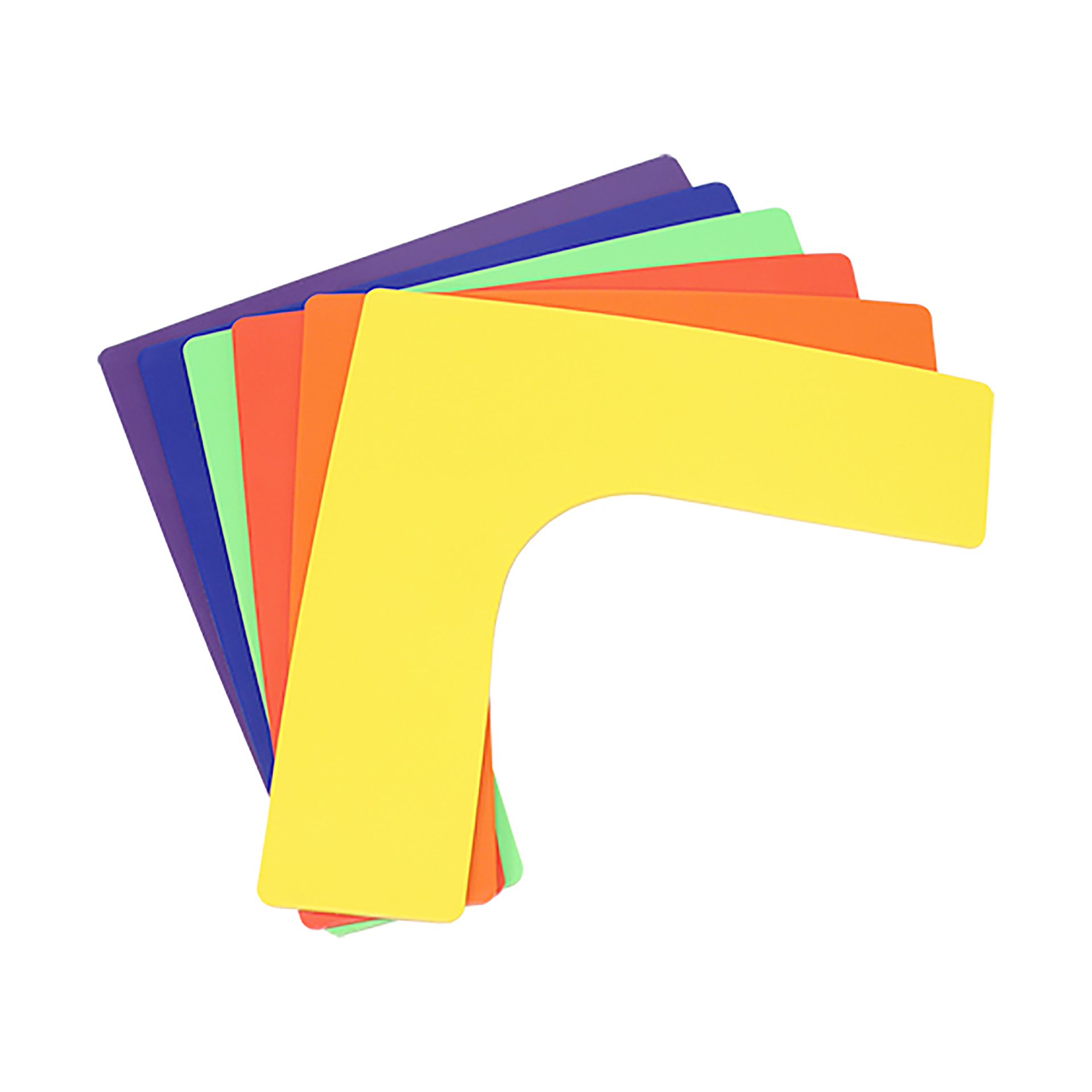 set 6 unidades delimitador corner polivinilo 5 set 6 unidades delimitador corner polivinilo 5