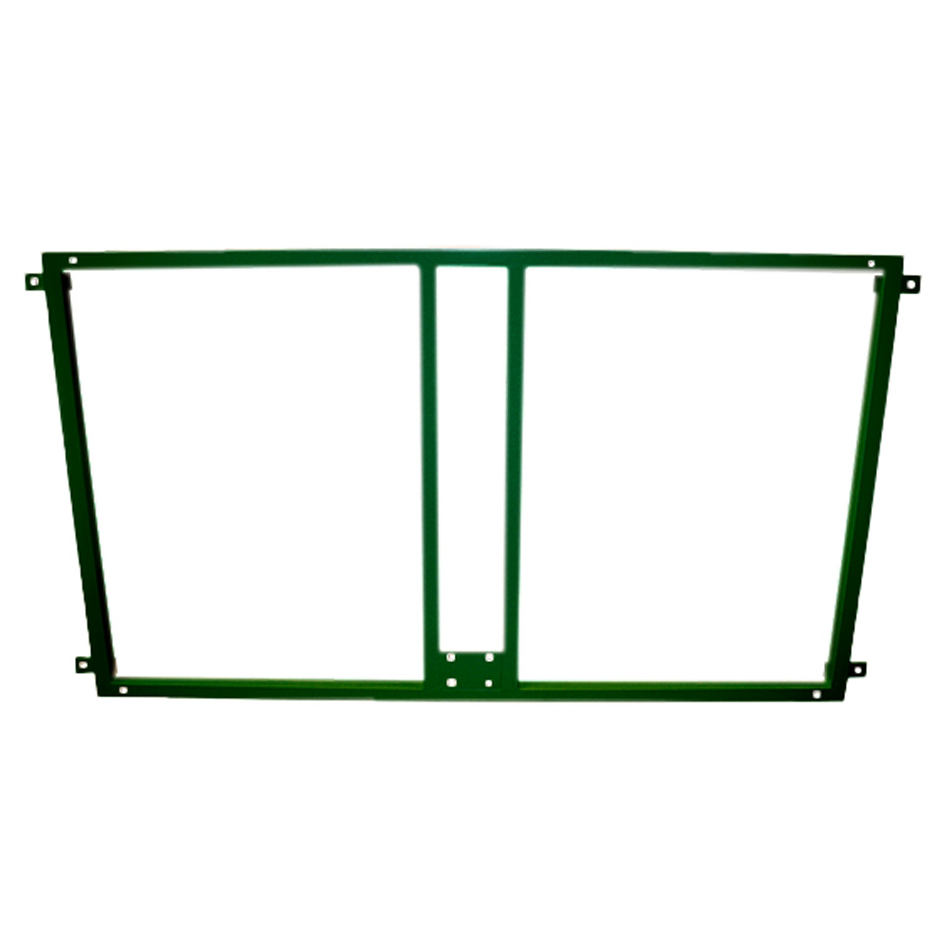 soporte metalico para sujeccion tablero y aro baloncesto a la pared – verde 1