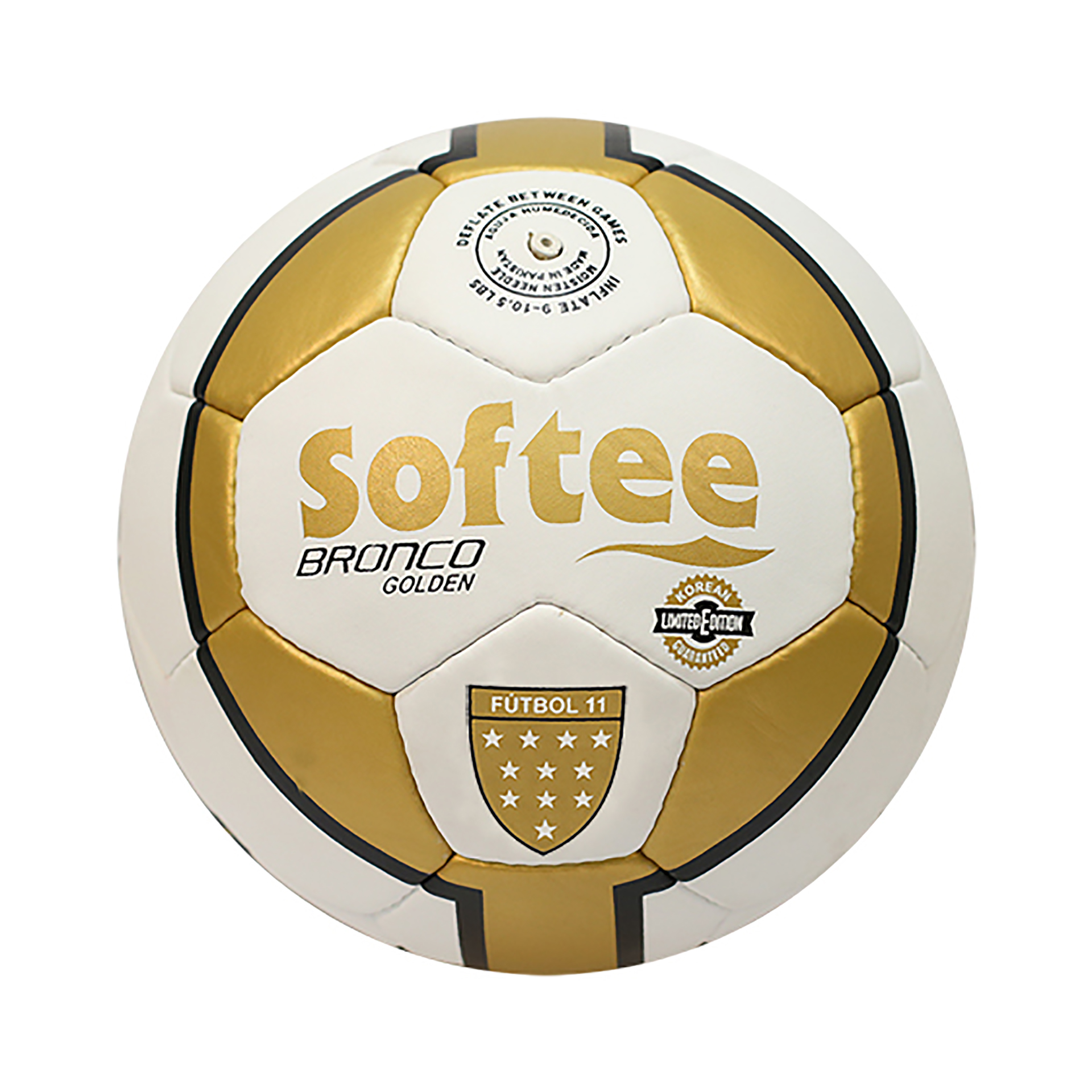 balón softee bronco limited edition fútbol 11 oro 1