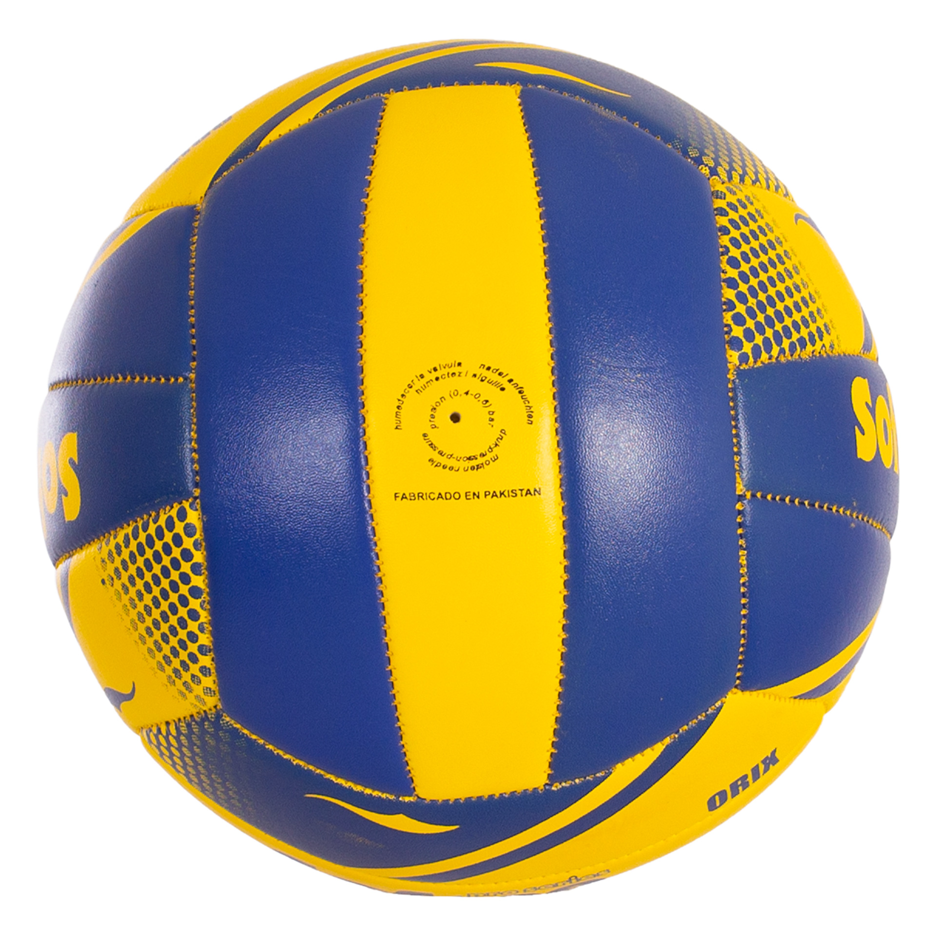 balón voleibol softee orix 5 vóley azul amarillo 1