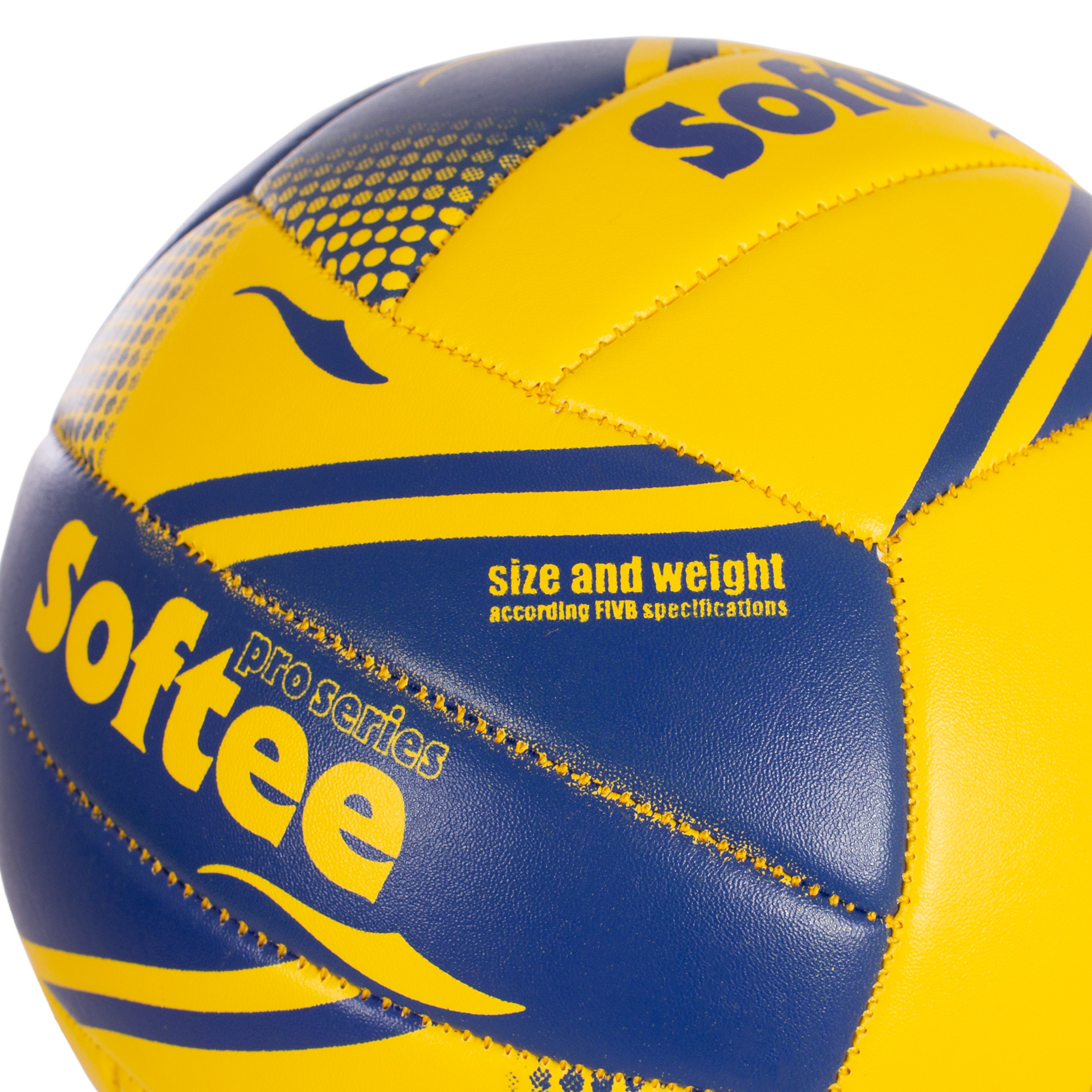 balón voleibol softee orix 5 vóley azul amarillo 2
