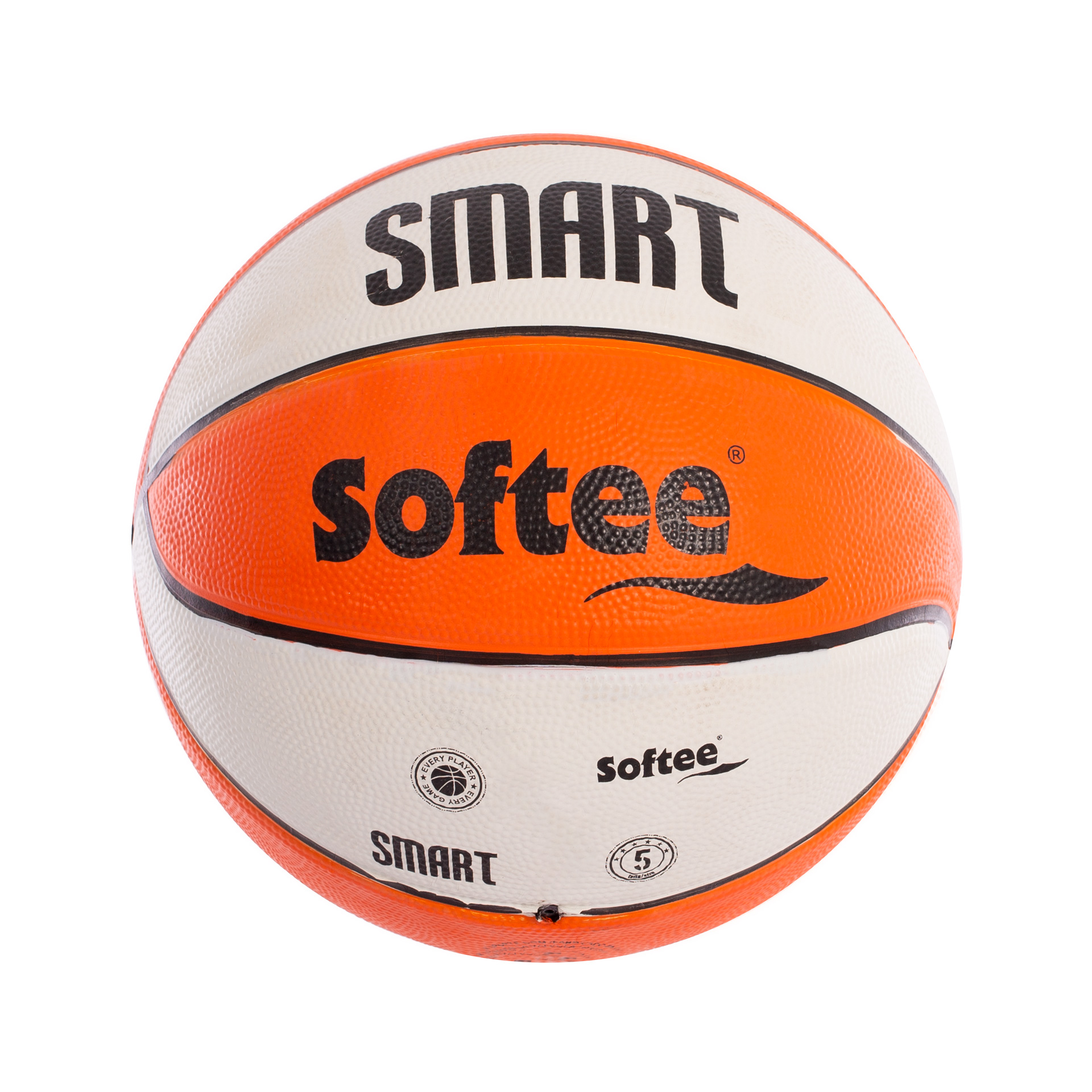 balon baloncesto microcelular softee smart 5 naranja blanco 1
