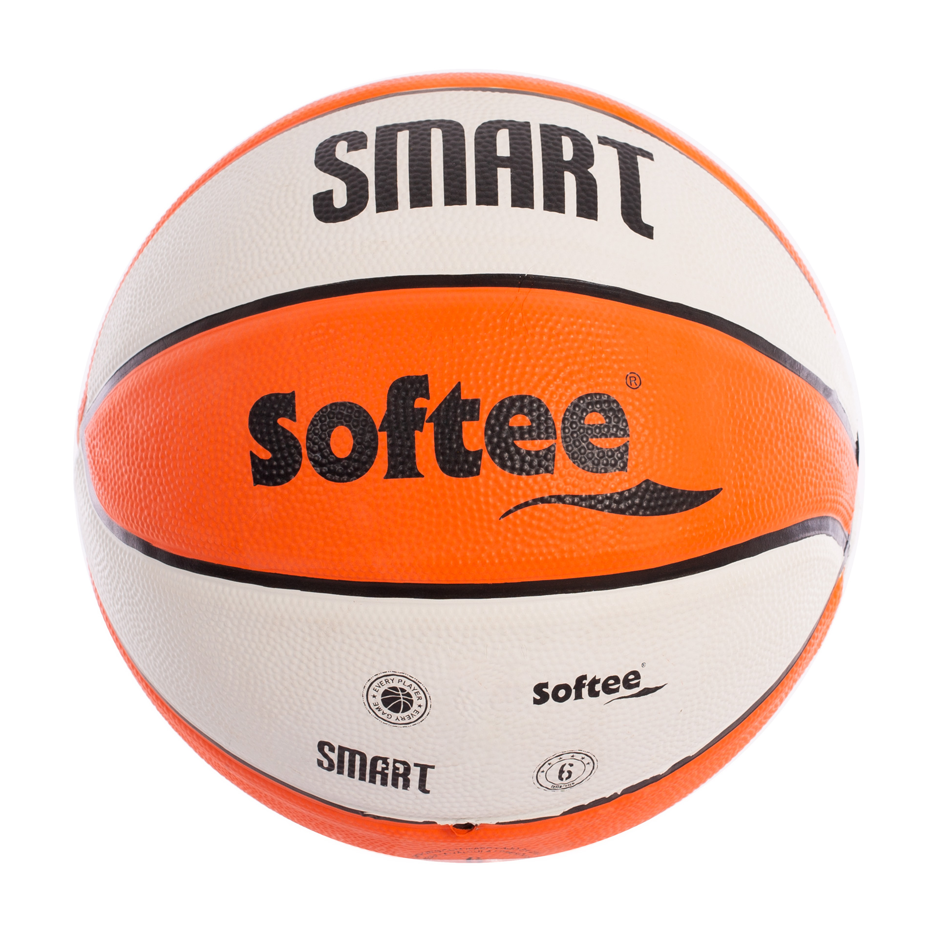 balon baloncesto microcelular softee smart 6 naranja blanco 1
