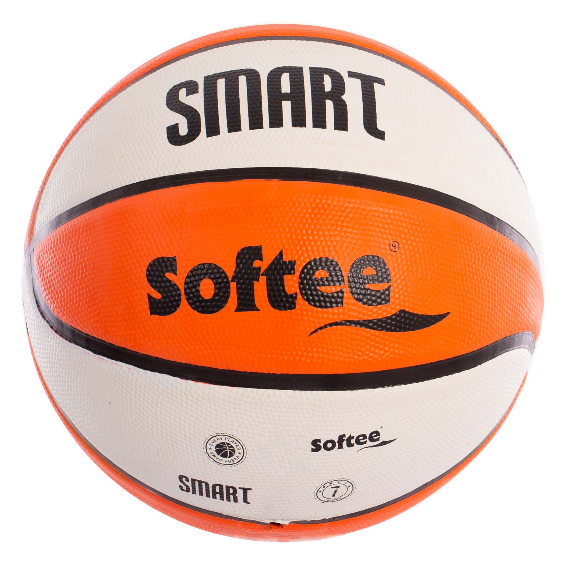 balon baloncesto microcelular softee smart 7 naranja blanco 1