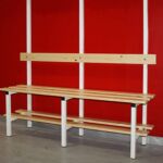 Banco Vestuario Sencillo Con Zapatillero, Percha Y Estante Superior - Imagen 3