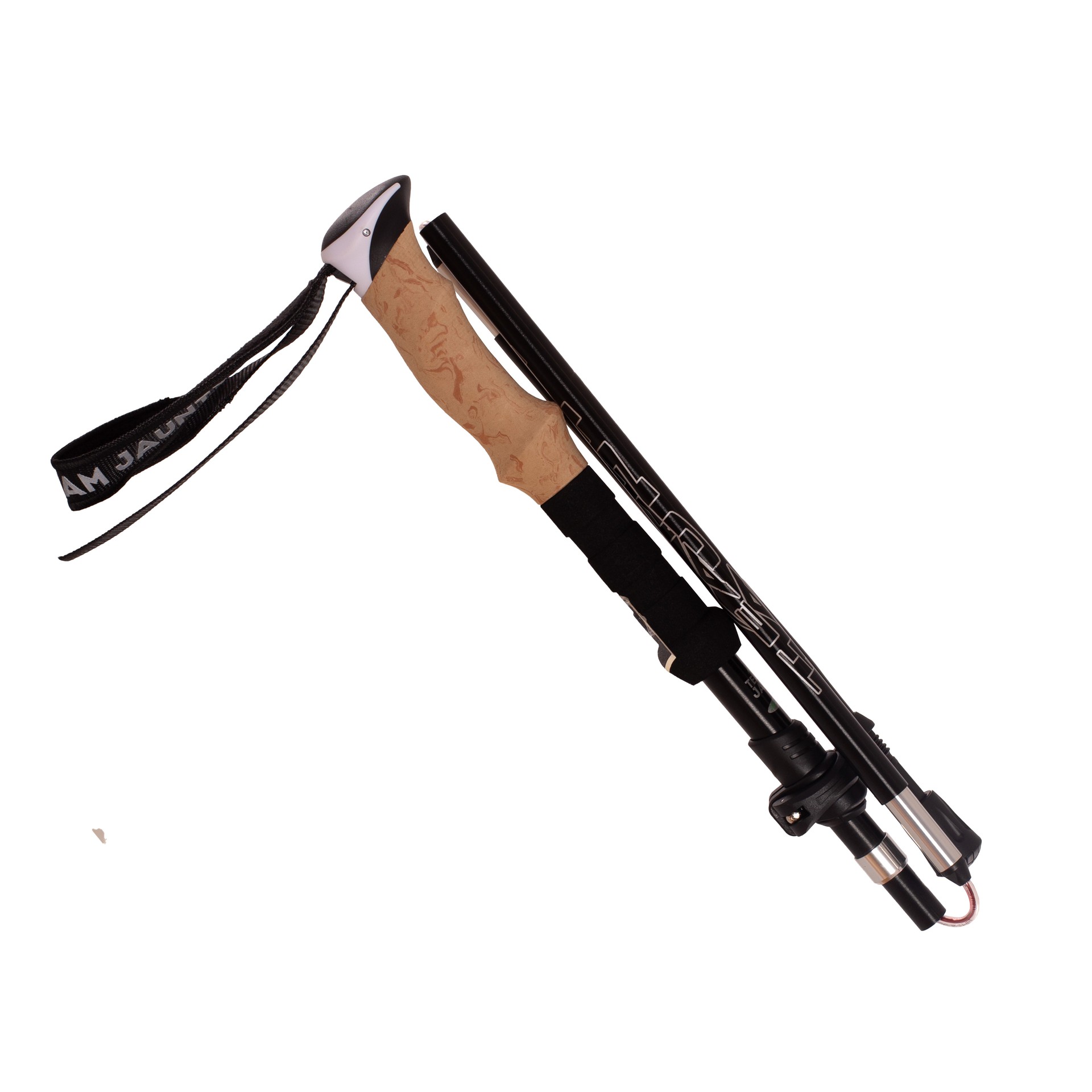 bastón trekking plegable negro 1 bastón trekking plegable negro 1