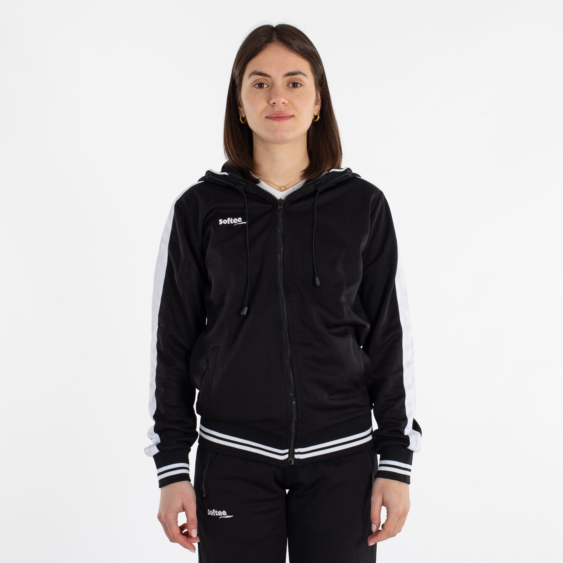 chándal softee fed adulto negro blanco 13 chándal softee fed adulto negro blanco 13