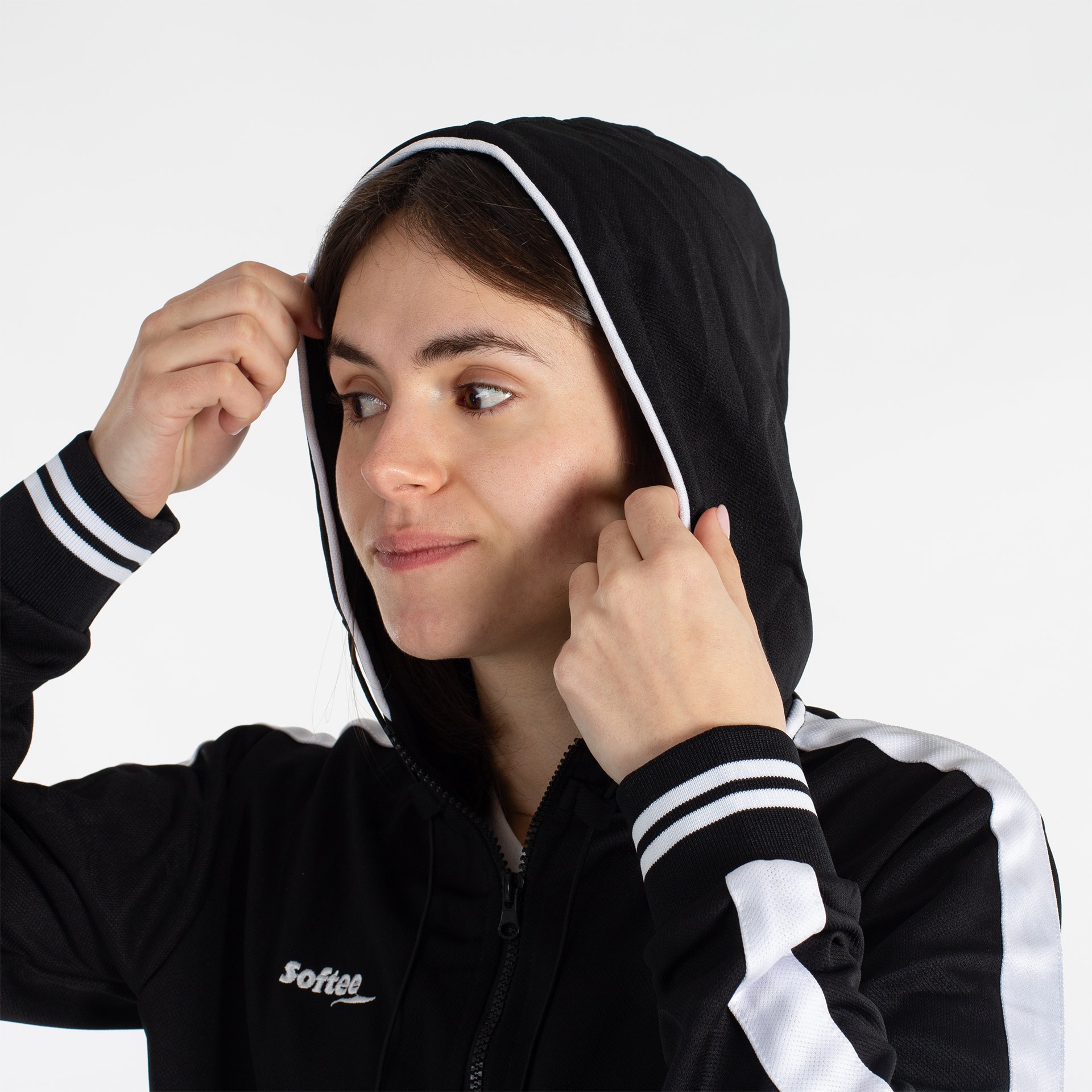 chándal softee fed adulto negro blanco 18 chándal softee fed adulto negro blanco 18