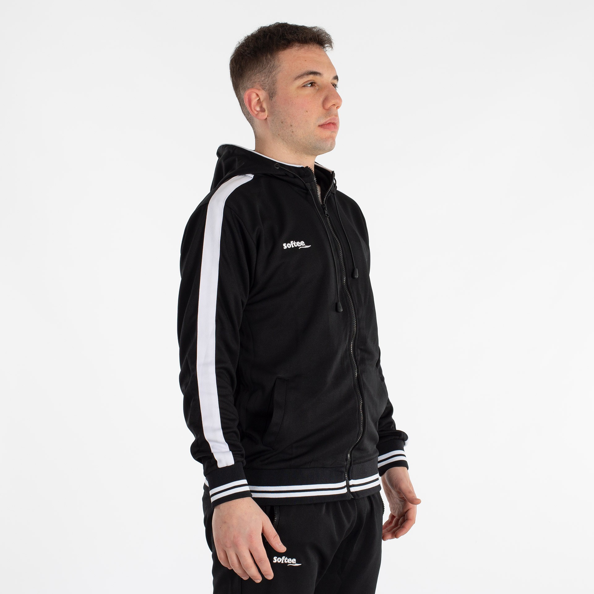 chándal softee fed adulto negro blanco 2 chándal softee fed adulto negro blanco 2