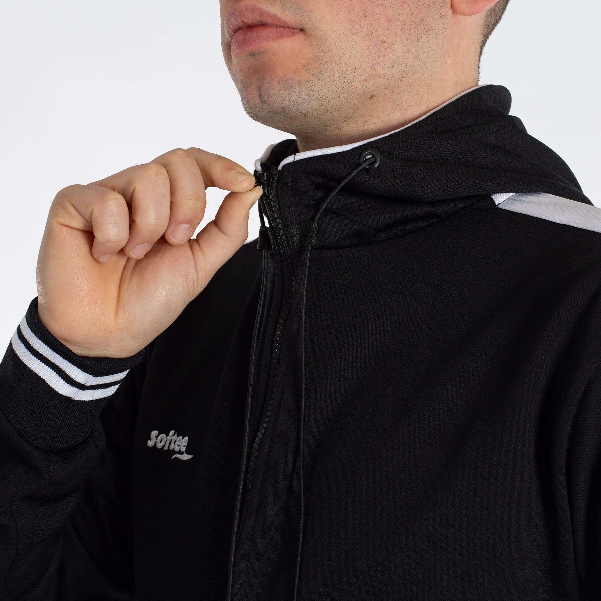 chándal softee fed adulto negro blanco 5 chándal softee fed adulto negro blanco 5