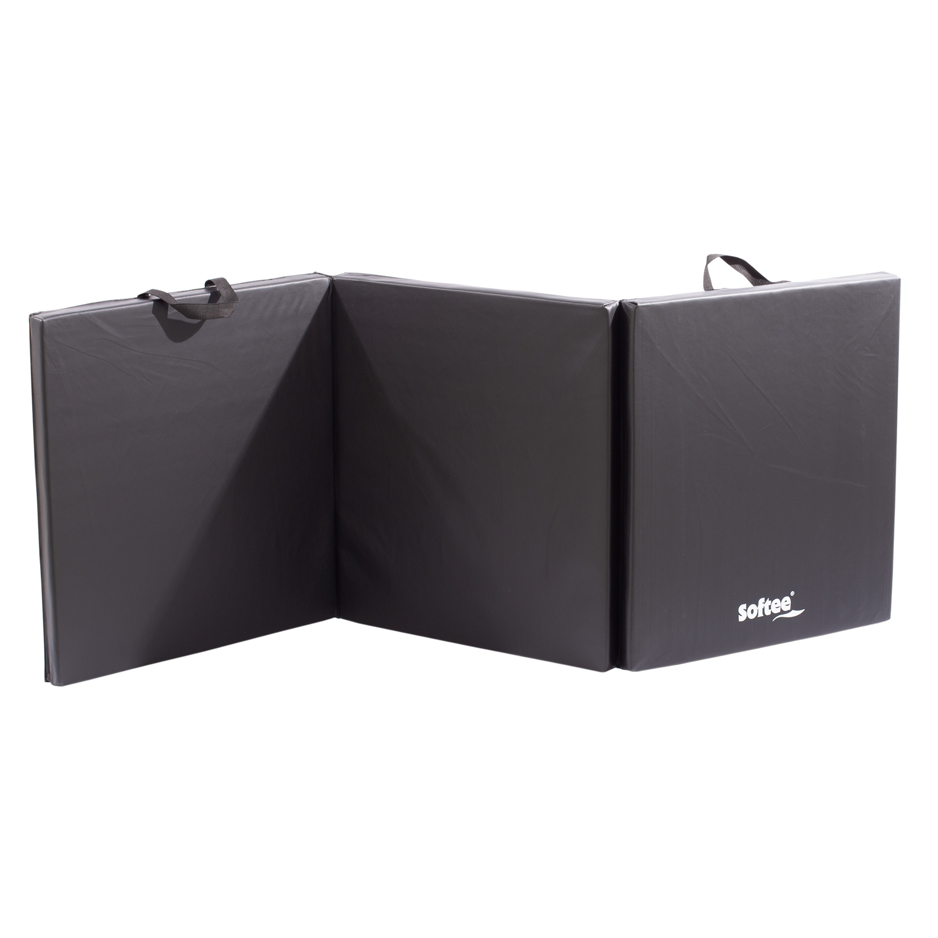 colchoneta plegable 180x60x4 cm softee negro 2 colchoneta plegable 180x60x4 cm softee negro 2