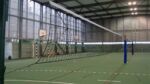 pista voleibol 3 postes fijos para pista doble