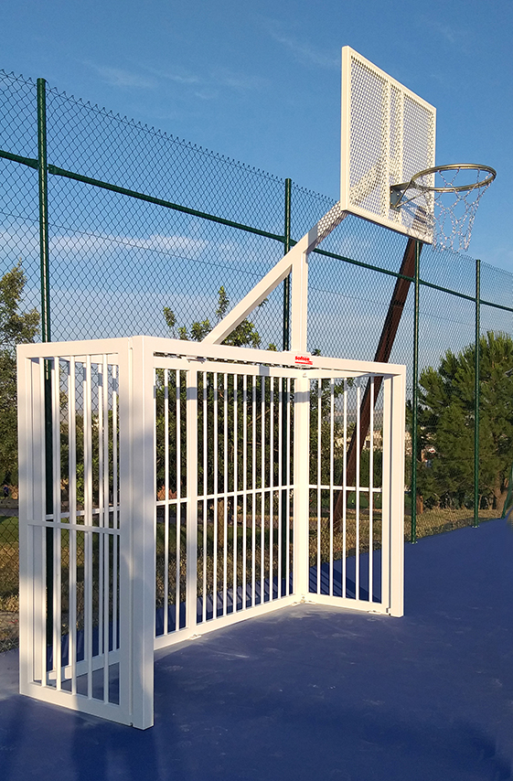juego porterias futbol sala/balonmano – canasta basket antivandalica. combinado multideporte juego porterias futbol sala/balonmano – canasta basket antivandalica. combinado multideporte