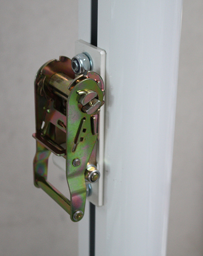 juego postes voleibol (2 unidades), fijos, aluminio ø 90 mm.