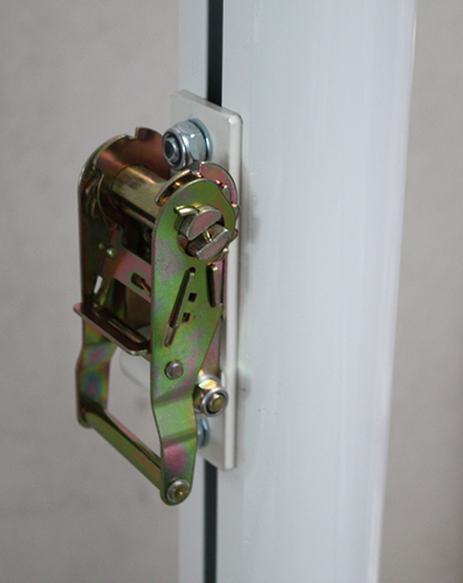 juego postes voleibol (2 unidades), trasladables, aluminio, seccion cuadrada 80 x 80mm