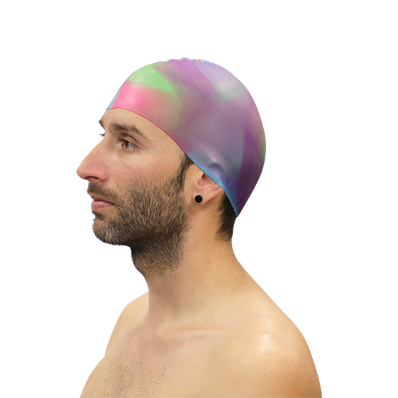 lote 10 gorros natacion silicona multicolor surtido 2