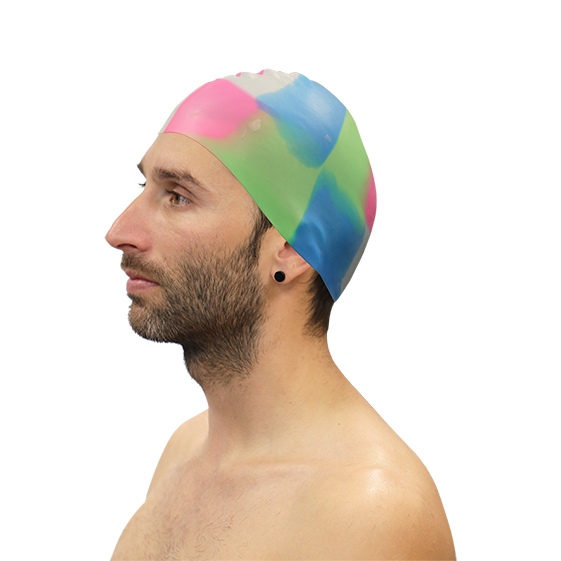lote 10 gorros natacion silicona multicolor surtido 4