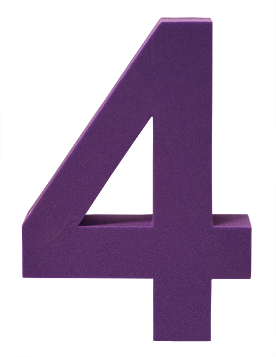 lote 5 minitapices numeros colores variados 1