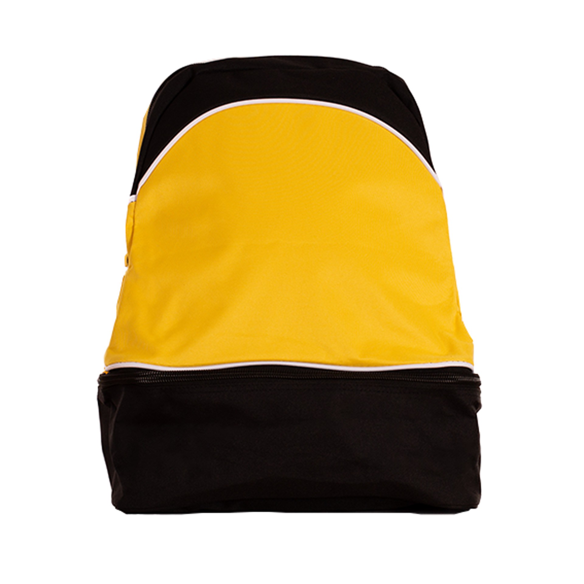 mochila modelo equipo bicolor negro amarillo 2