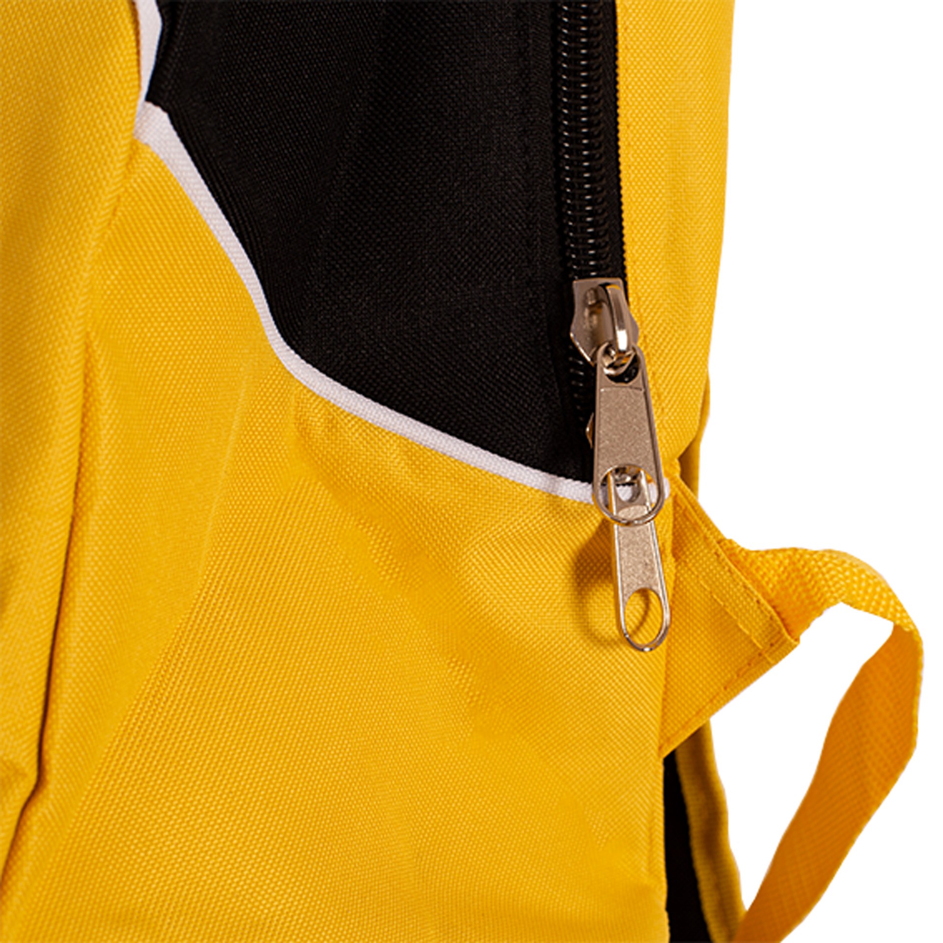 mochila modelo equipo bicolor negro amarillo 3