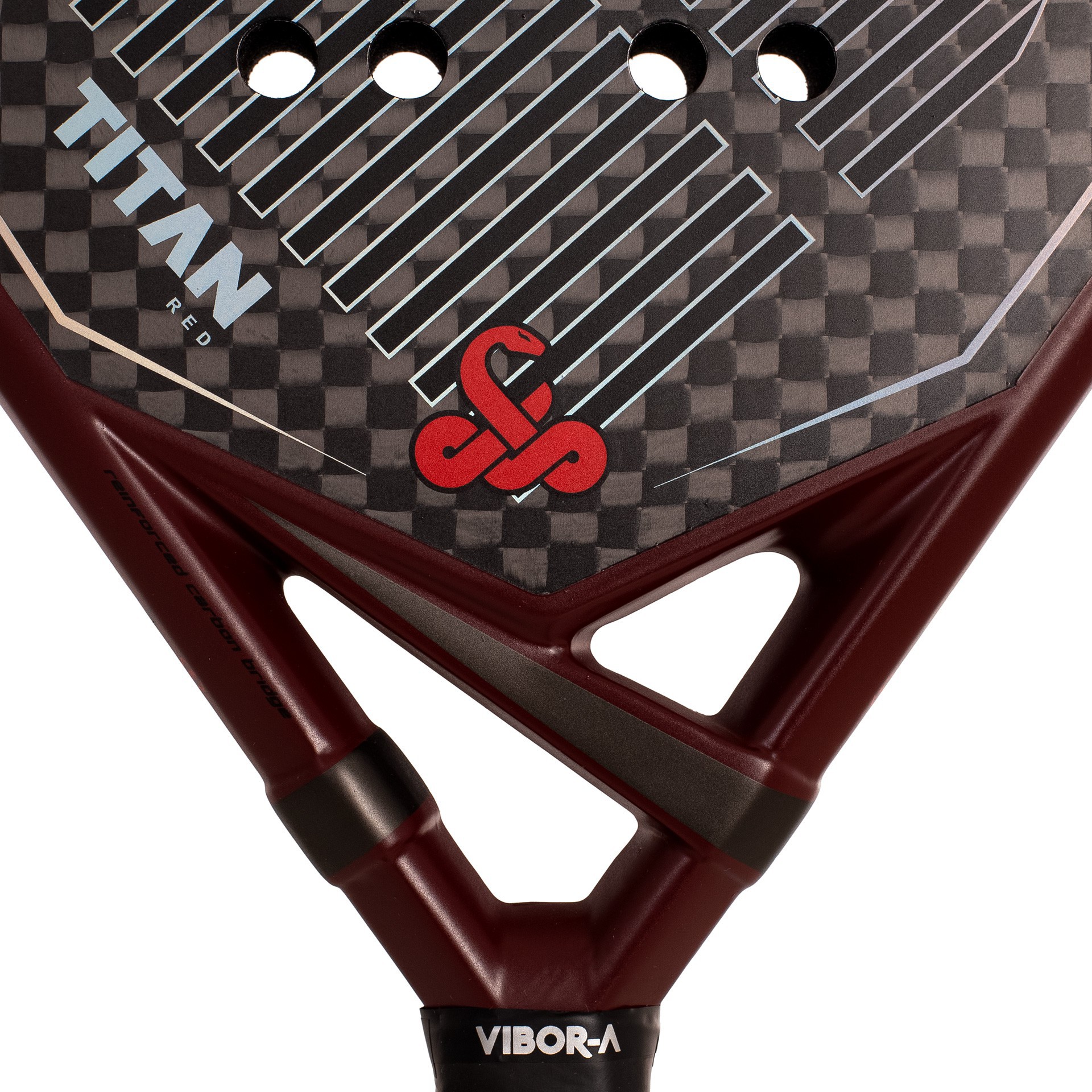 pack pala pádel vibor-a titan 12k red 7