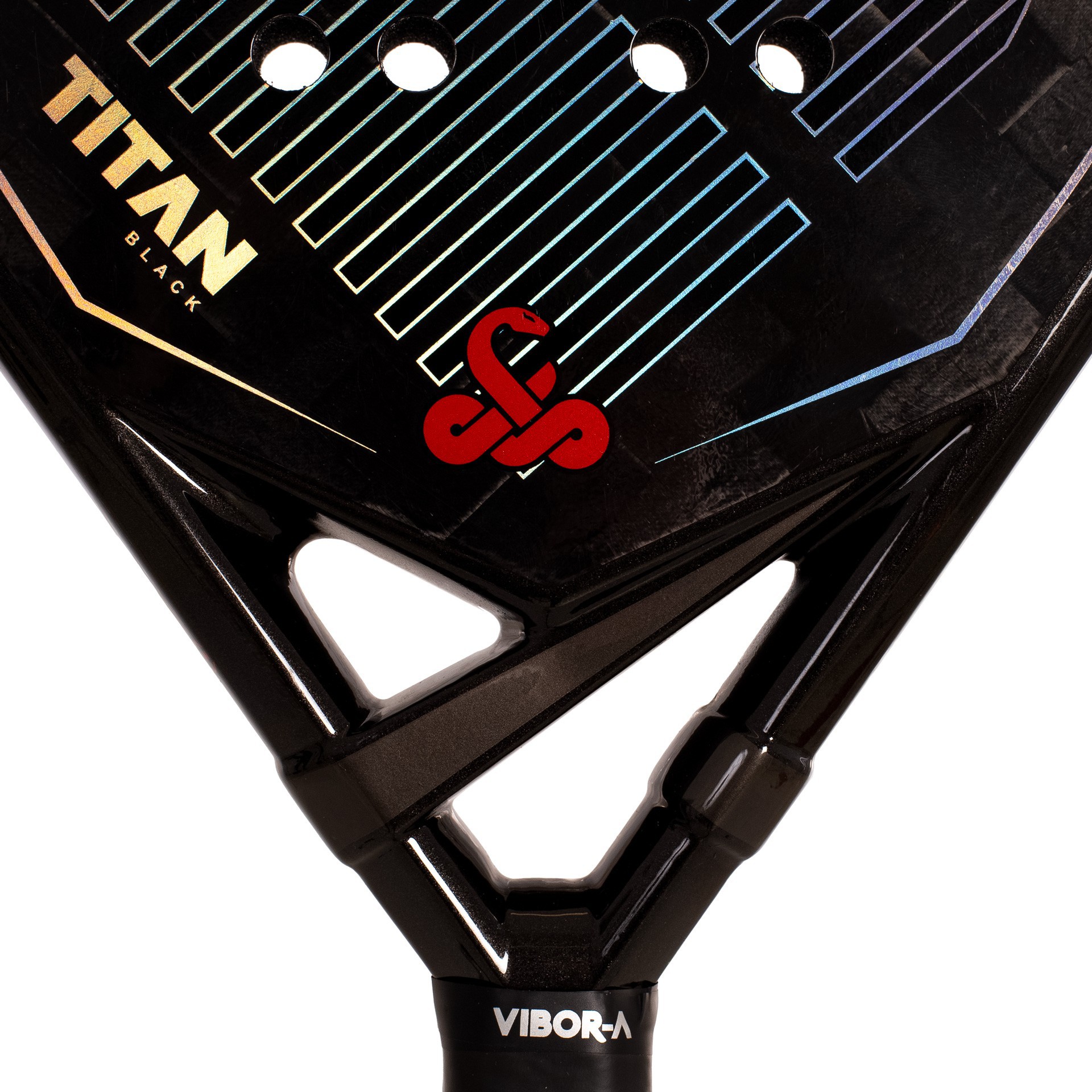 pack pala pádel vibor-a titan 15k black twill 6