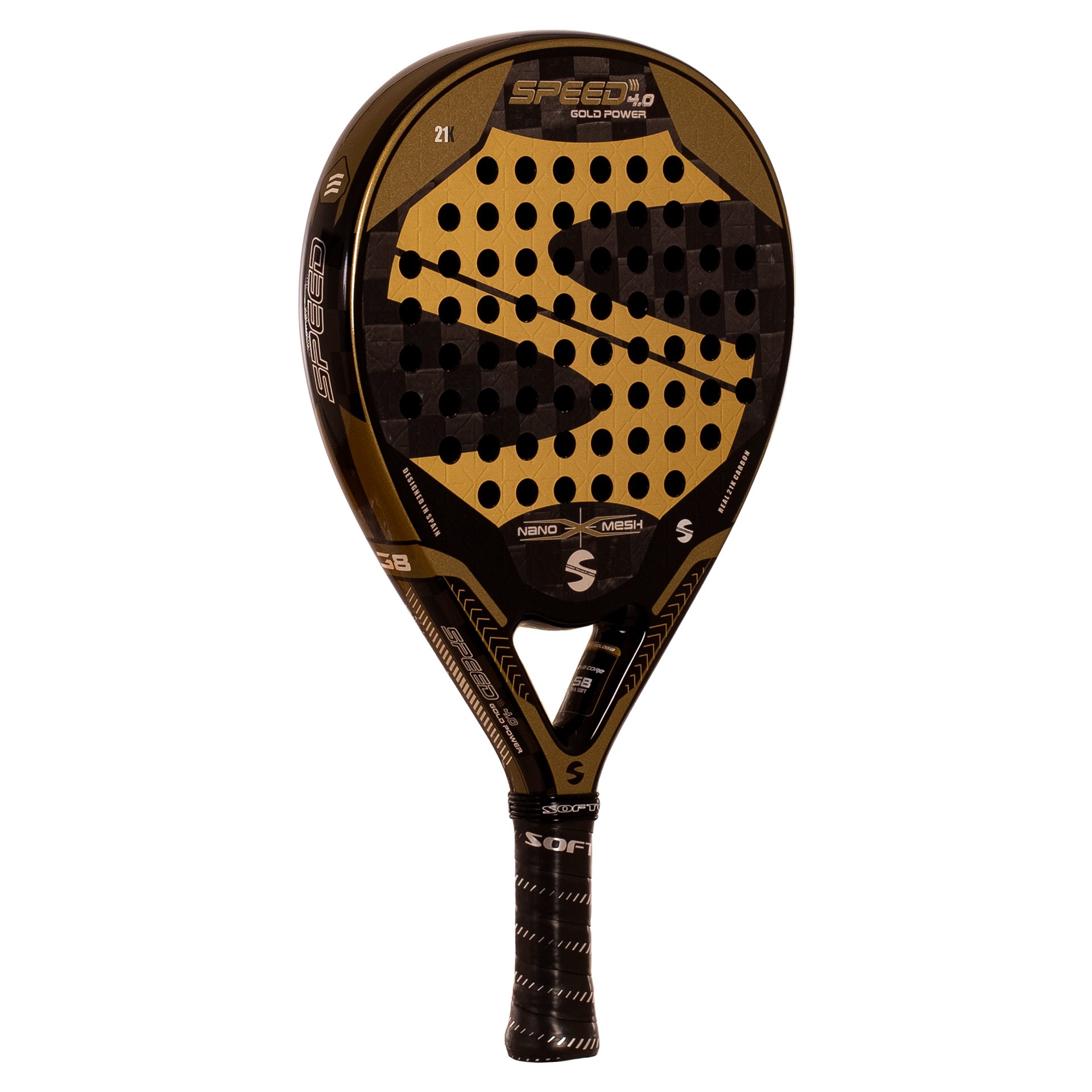 pala pádel softee speed gold power 4.0 nano mesh 6 pala pádel softee speed gold power 4.0 nano mesh 6