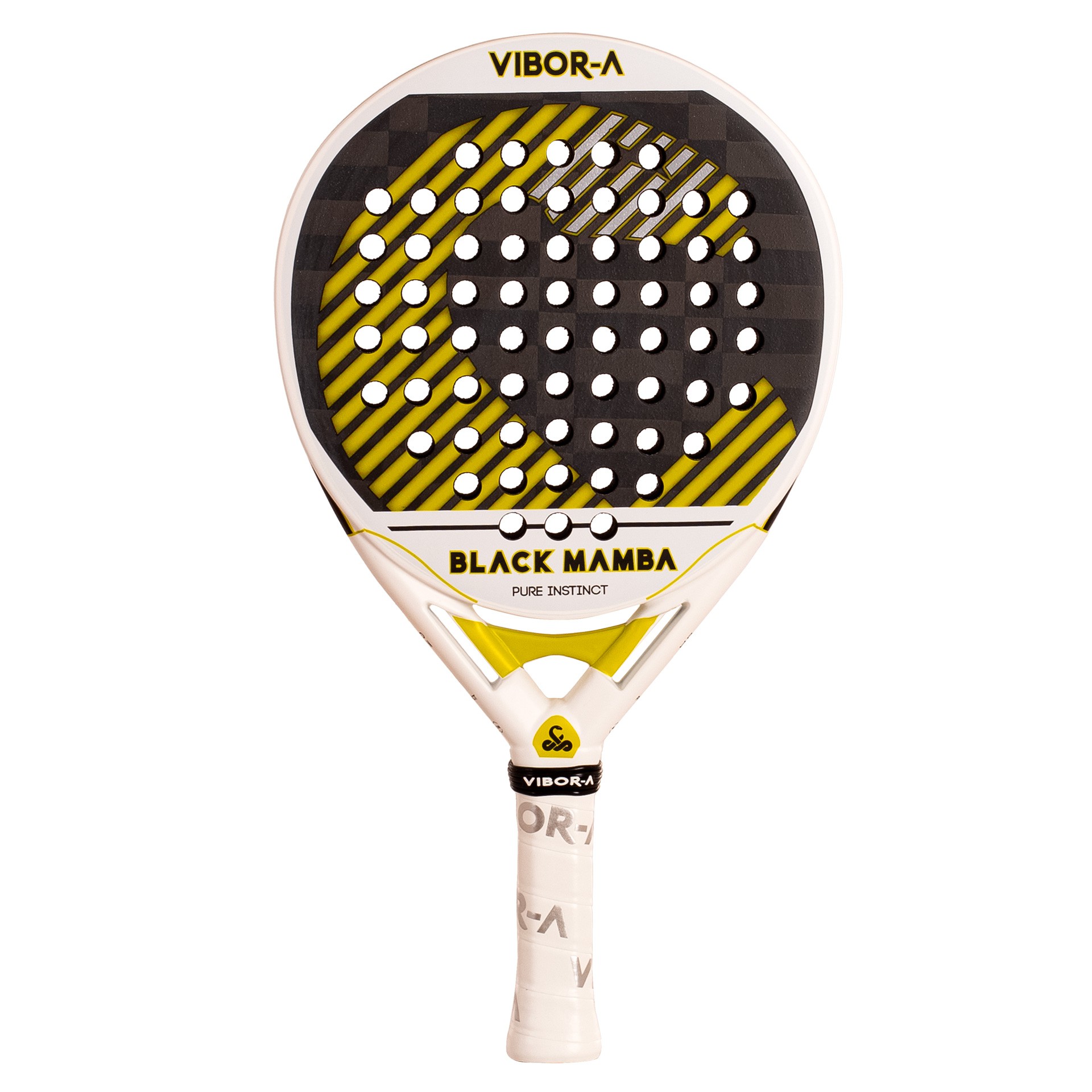 pala pádel vibor-a black mamba evo pro white 1