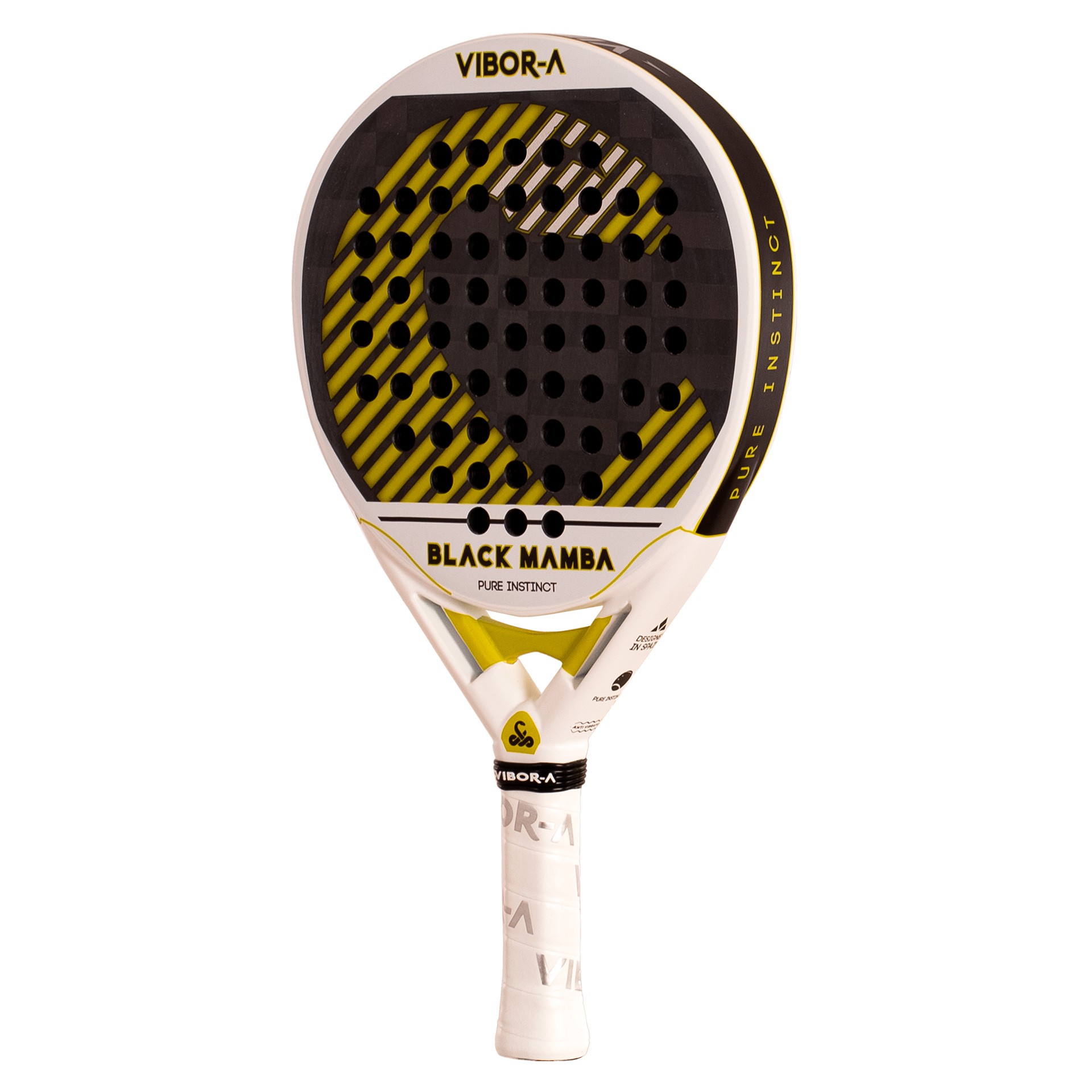 pala pádel vibor-a black mamba evo pro white 5
