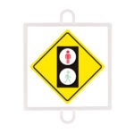 Panel De Señalizacion Trafico De Advertencia Nº 5 (Peatones Rojo) - Imagen 2