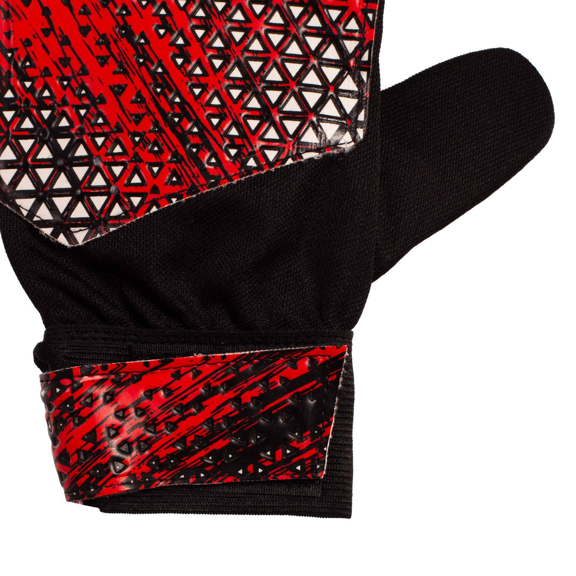 par de guantes de portero softee lunar rojo negro