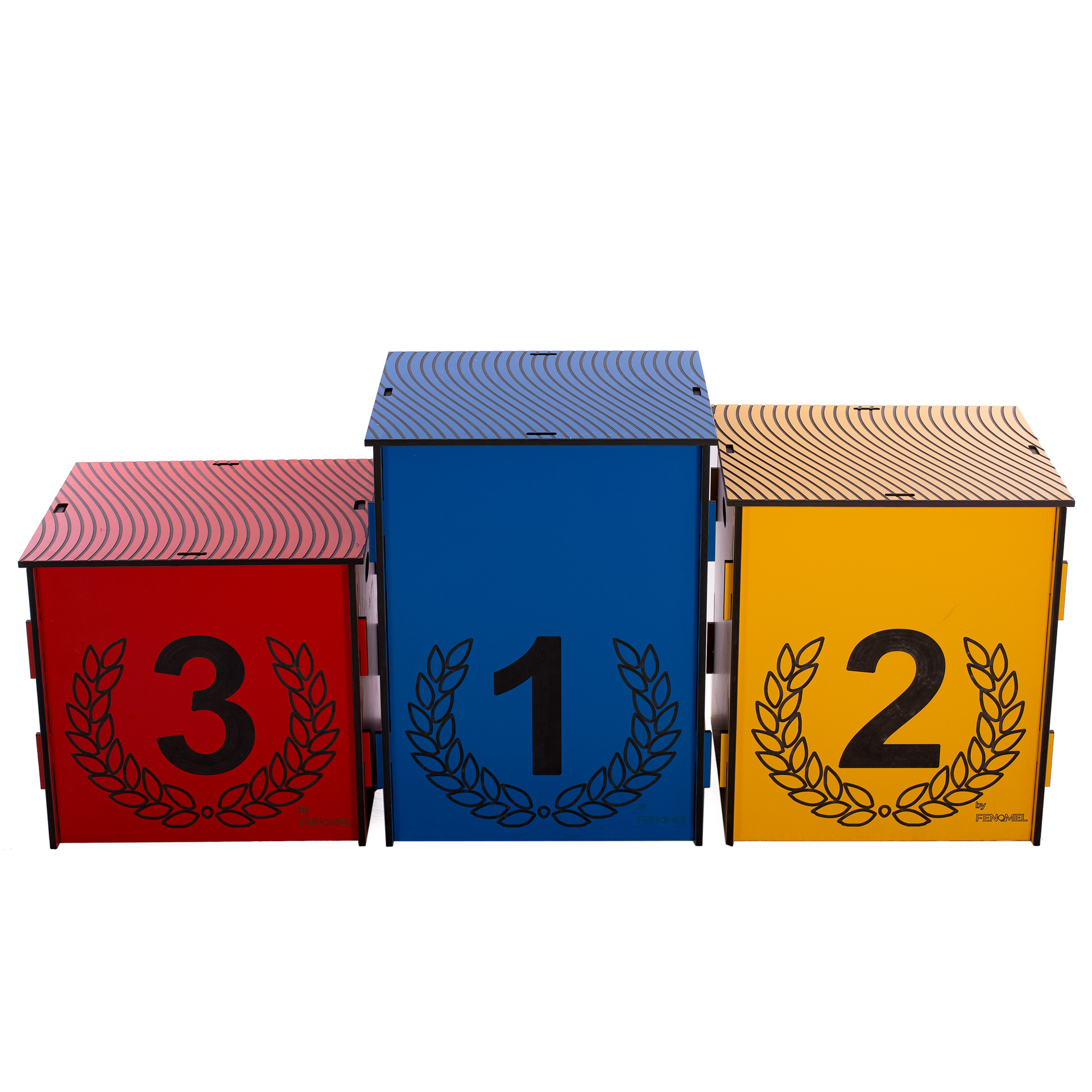 podium premios fenolico tricolor 3