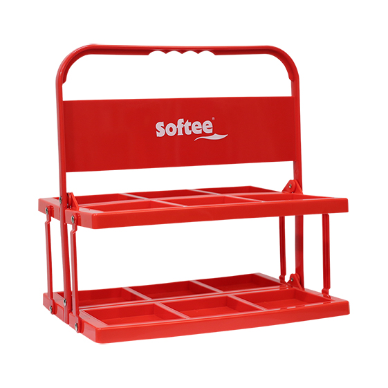 portabotellas plegable 6 botellas rojo portabotellas plegable 6 botellas rojo