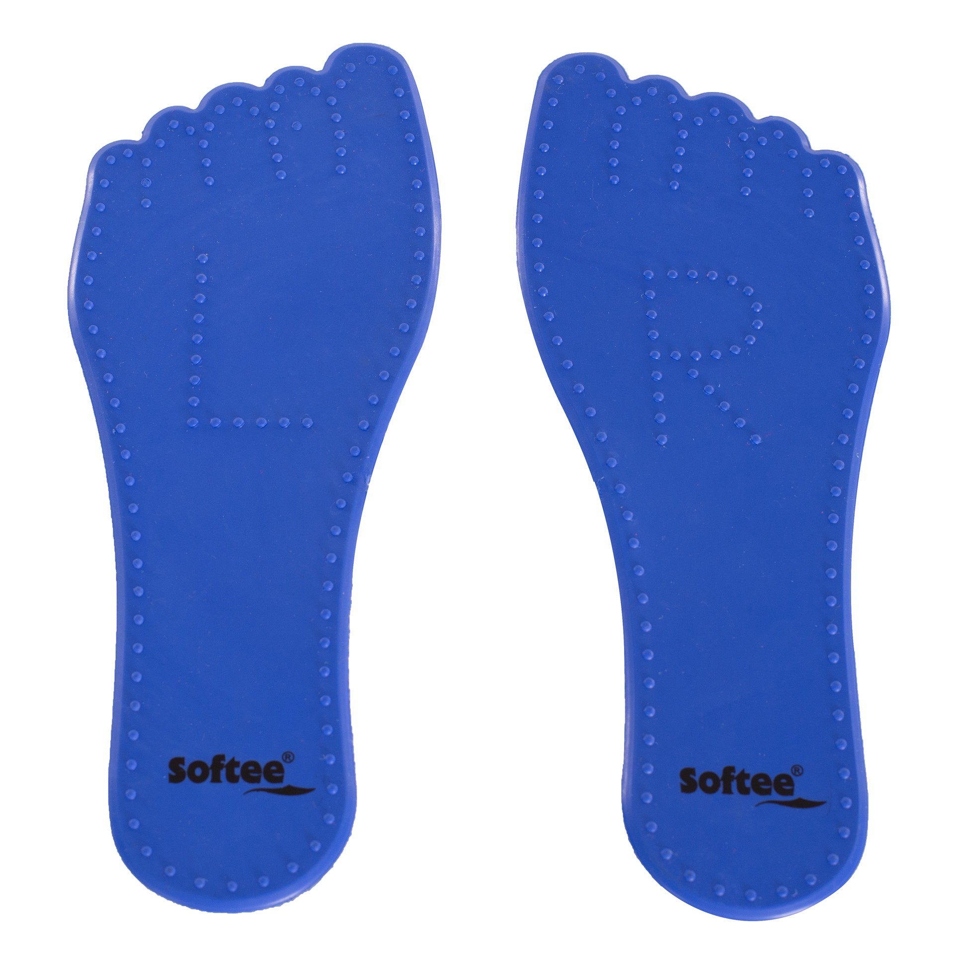 set 2 pies marcaje única azul