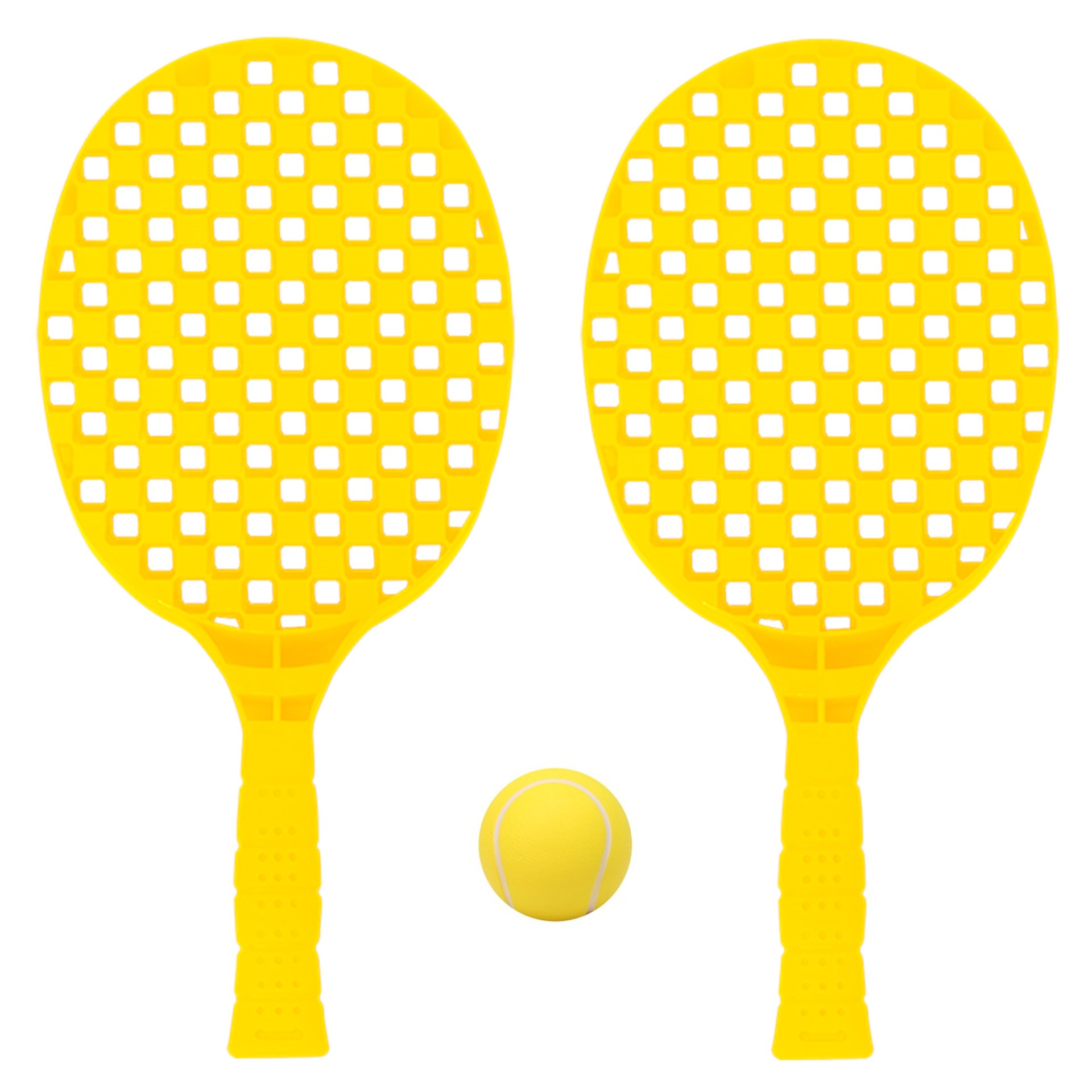 set shuttleball – uso exclusivo con pelota foam única amarillo set shuttleball – uso exclusivo con pelota foam única amarillo