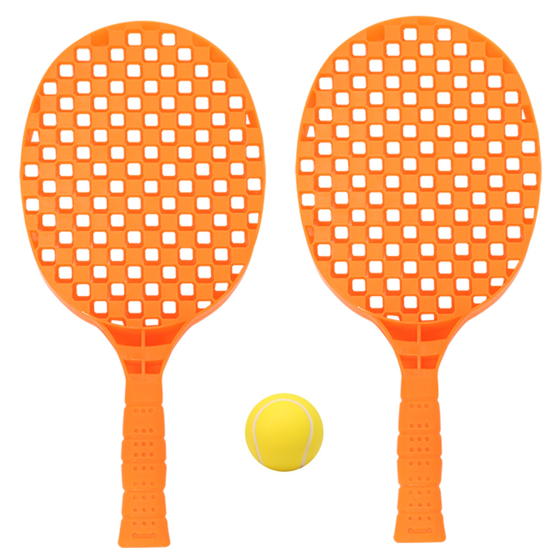set shuttleball – uso exclusivo con pelota foam única naranja set shuttleball – uso exclusivo con pelota foam única naranja