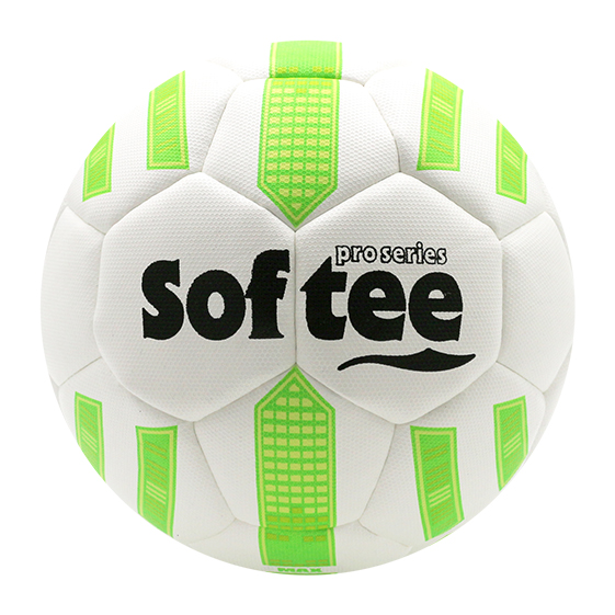 balón fútbol híbrido softee max blanco verde fluor balón fútbol híbrido softee max blanco verde fluor