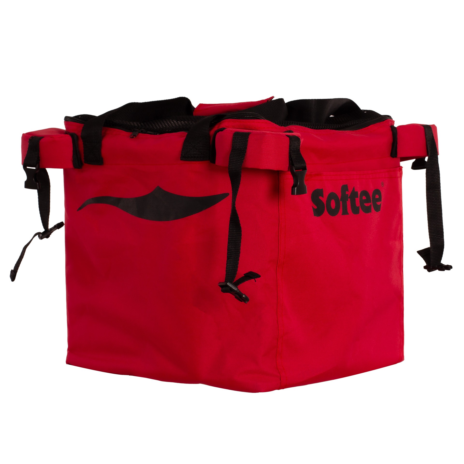 cesto de bolas para carro portapelotas rebounce única rojo cesto de bolas para carro portapelotas rebounce única rojo