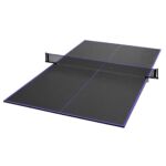 Kit tableros tenis de mesa con soporte y red negro/violeta - Imagen 2